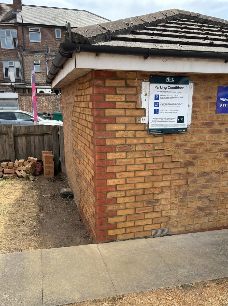 Brickwork Repair to a Damaged Bin Store